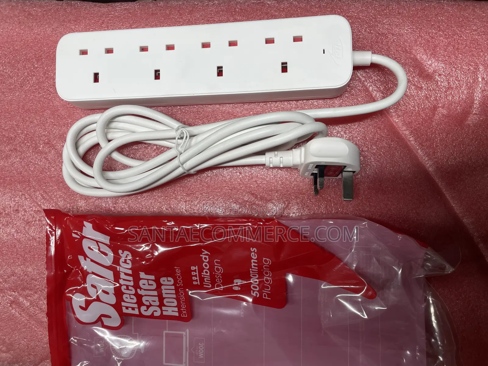 Itel 3m 2500 Watts Heavy Extension Wire Socket Cord Plug