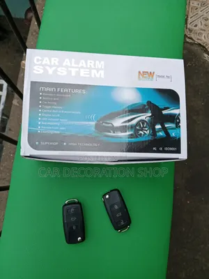Car Alarm Security System With 2 Remotes