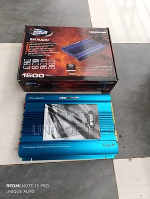 Boschmann 1500w Car Amplifier (Heavy Bass Power)
