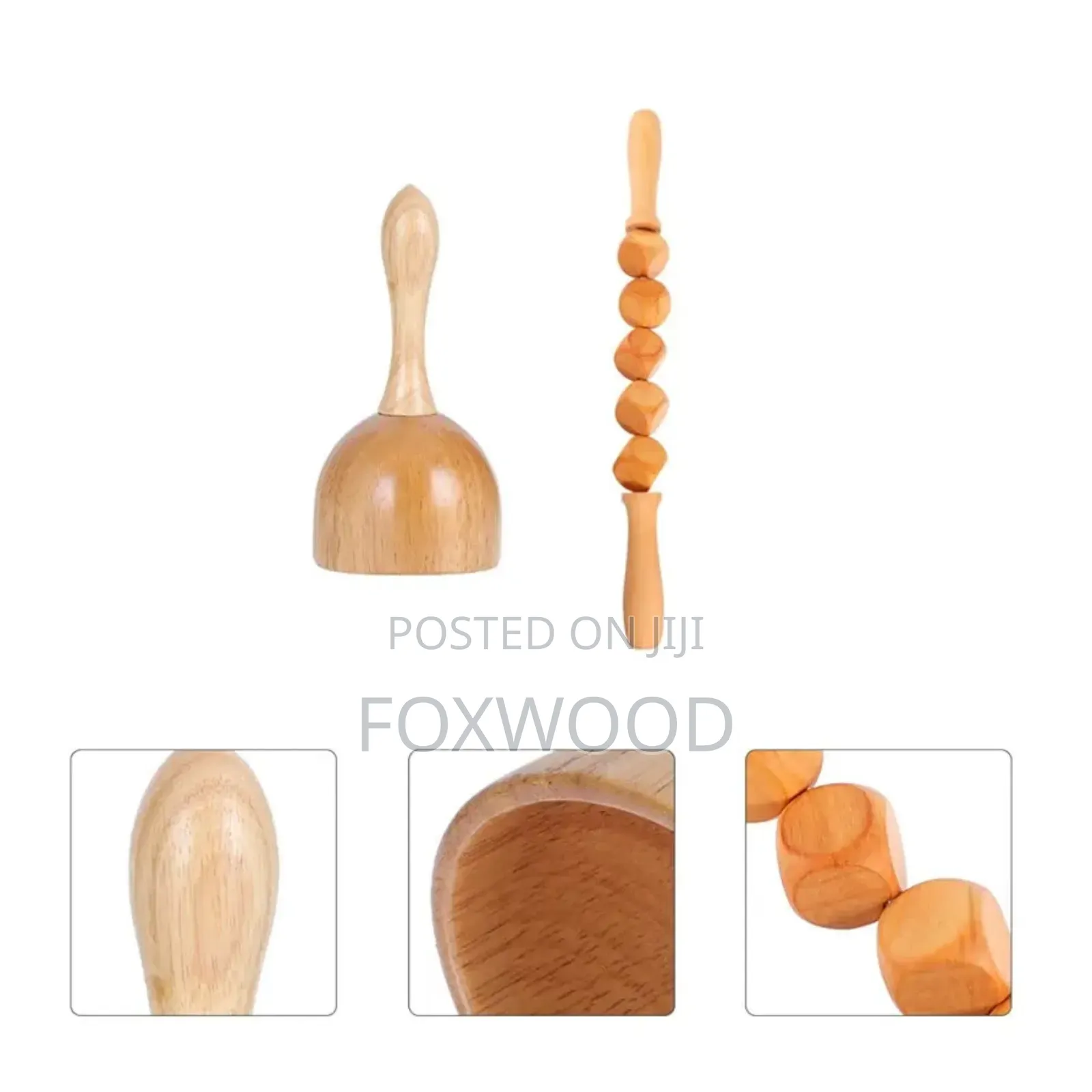 2in1 Set Of Wood Massage Tools