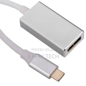 Cable Usb 3.1 C Male to Displayport Female Video Converter