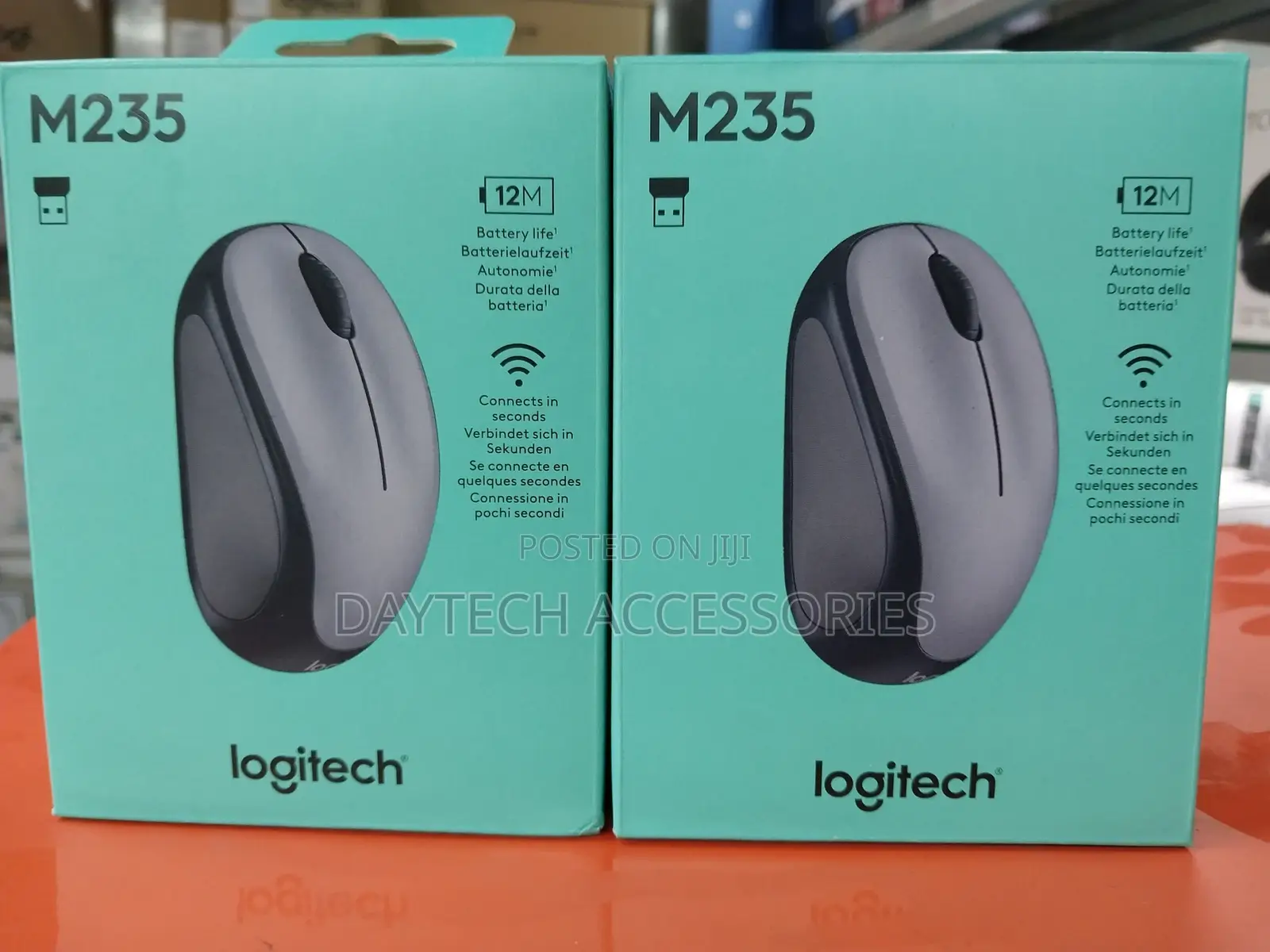 Logitech M235 Gray Usb 2.4ghz Optical Wireless Mouse