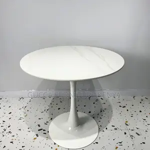 Office Table :Marble Tulip Balcony White Dining Home Table