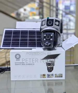 PTZ Dual Lens Solar Camera 360-Degree View 4g Sim Card Slot