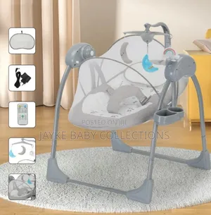 Electric Baby Cradle Swing With Remote Control