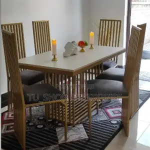 _Ivan 6-Seater Luxury Dining Table Set