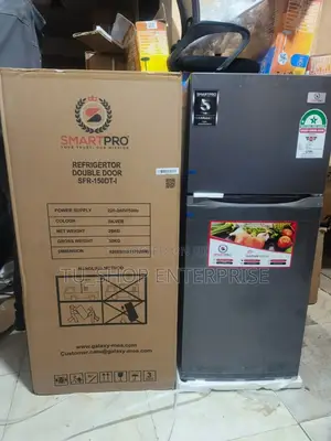 Smart Pro SFR-150-Dt-I Double Door , 121l - Silve