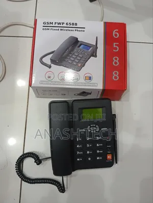 New Advanced Landline Wireless Deskphone With Fm Radio 6588