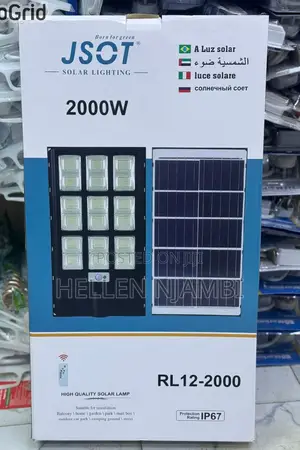 Jsot Rl12-2000 Solar Led Streetlight (2000watts)