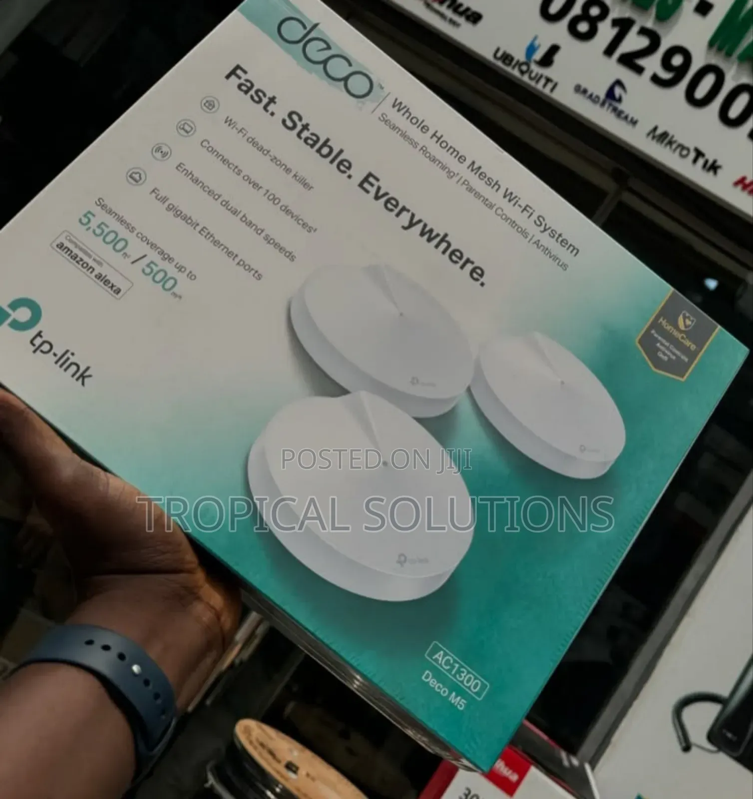 Tp-Link Deco M5 Ac1300 Wifi System Tl-Deco M5 3 Pack