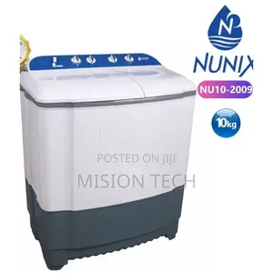 Nunix Nu10-2009 Twin Tub Semi Automatic Washing Machine 10kg