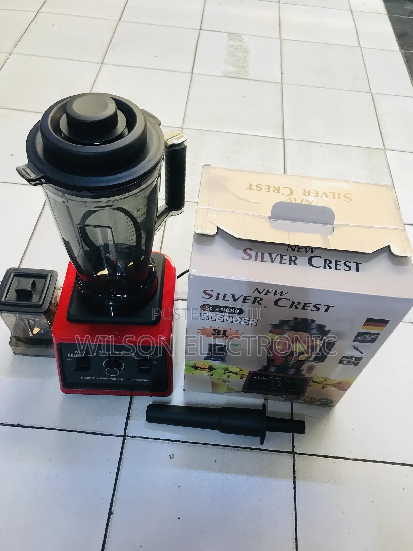 Silver Crest 2 in 1 Blender. 3 Litter