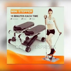 Mini Stepper With Resistance Bands