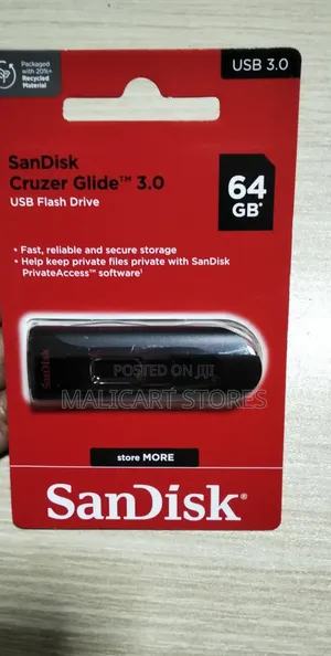 Sandisk Cruzer Glide 3.0 Usb Flash Drive - 64gb