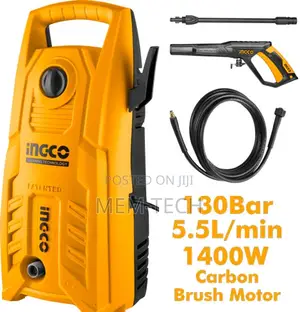Ingco Hpwr14008 High Pressure Washer 1400w 130bar (1900psi)