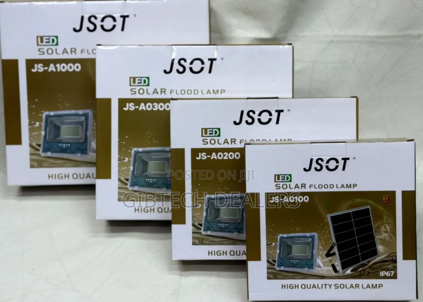 Jsot Ip67 1000w Solar Floodlight.