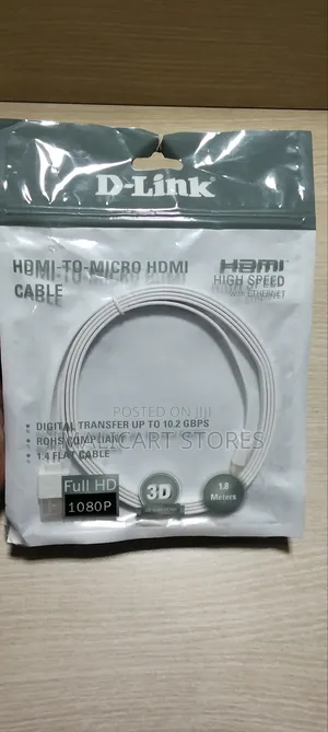 D-Link Hdmi to Micro Hdmi Flat Cable