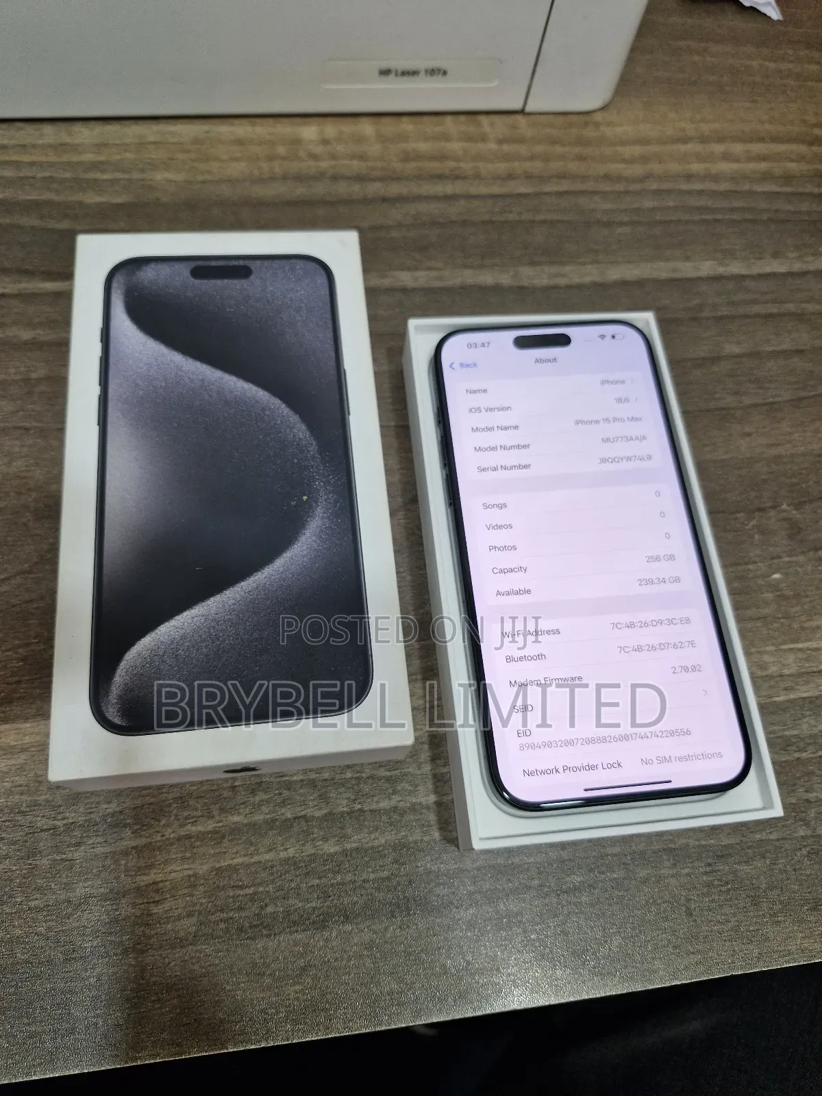 Apple iPhone 15 Pro Max 256 GB Black