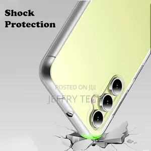 Nology Galaxy A15 Clear Case - Thin Soft Silicone Gel