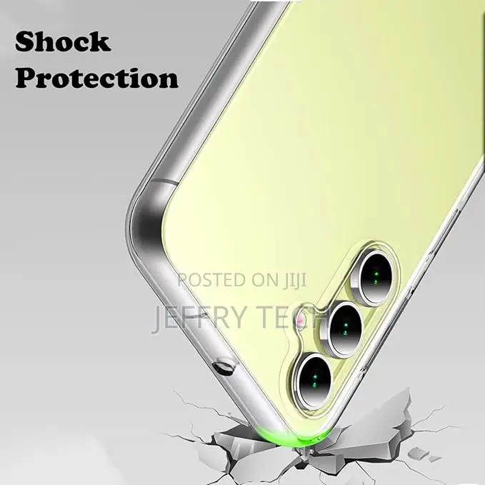 Nology Galaxy A15 Clear Case - Thin Soft Silicone Gel