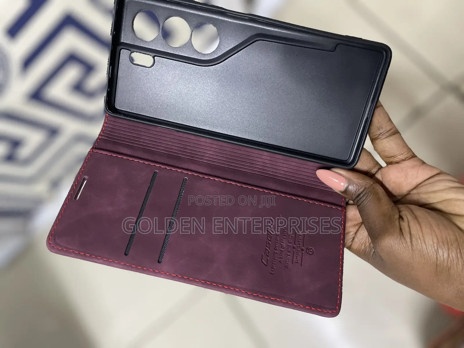 Tecno Camon 40 Maroon Flip Cover