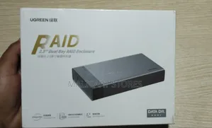 Ugreen 2.5"Sata Dual Bay Raid Hard Drive Enclosure