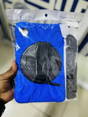 Blue Ragged Samsung Tab A9 Back Cover
