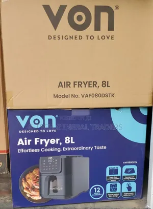 Von Hotpoint 8l Digital Control Air Fryer