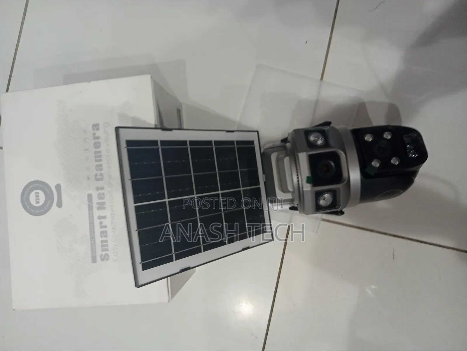Dust Proof 4g Dual Lens PTZ Rotating Solar CCTV Camera