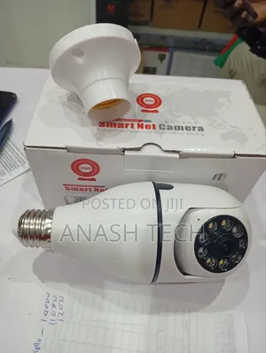 PTZ Wireless Rotating Wifi Bulb CCTV Surveillance Camera