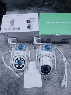 Dual Lens Dual View 4mp Wifi CCTV Camera