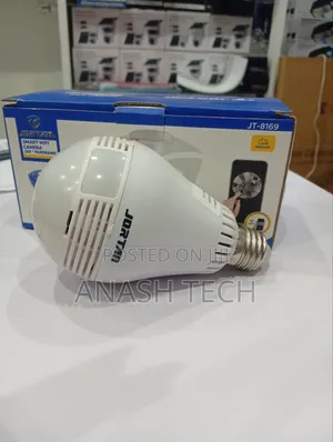 Wireless Connectivity PTZ Wi-Fi CCTV Bulb Security Camera