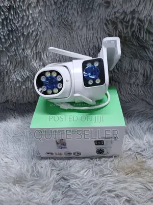 Dual Lens Dual Antanae Icsee Wifi Auto Track Camera 4mp