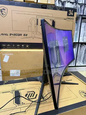 Msi Gaming Monitor 34" 3440 X 1440 Curved 144hz 1ms Refresh