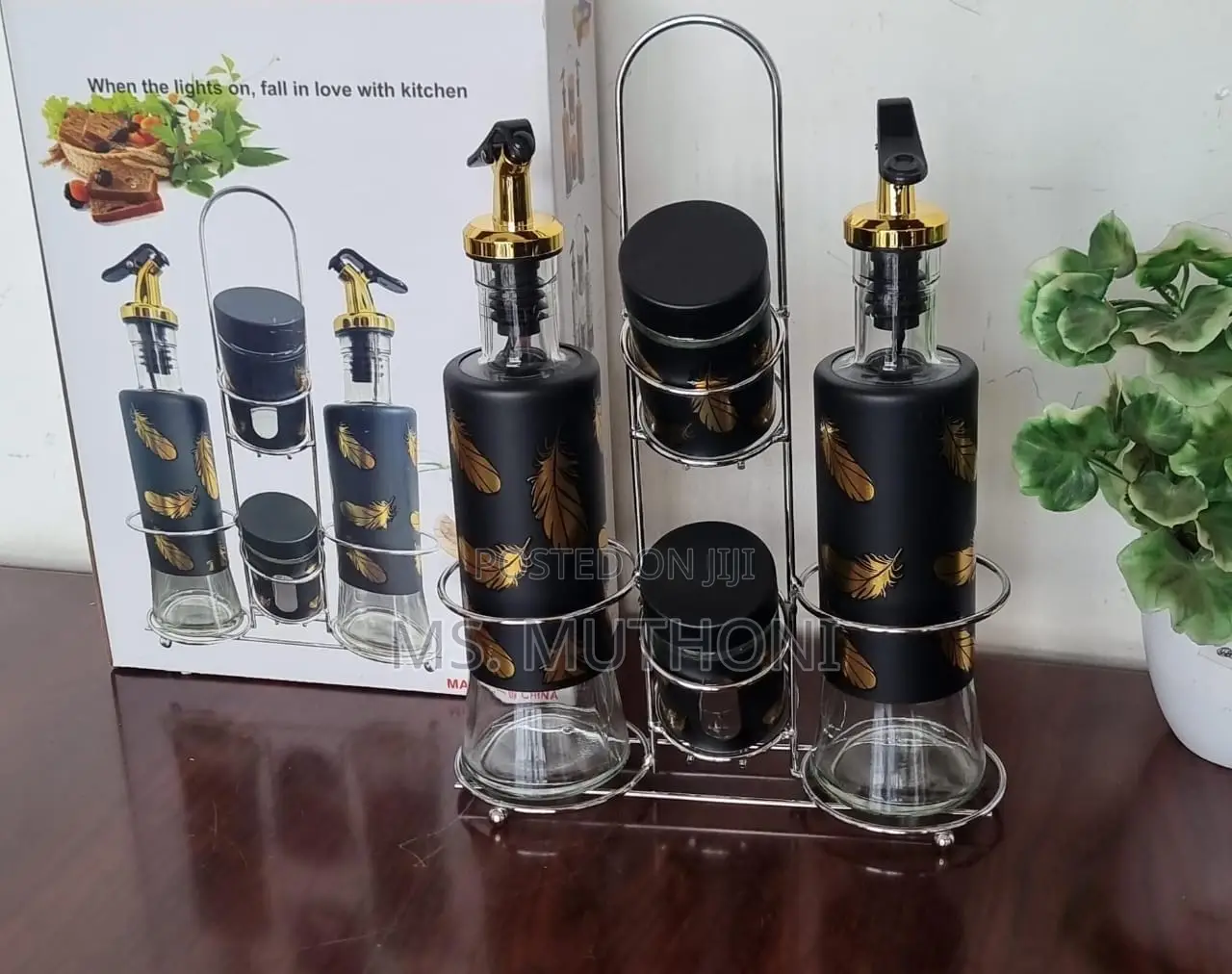 Oil / Vinegar/Salt / Spice Set