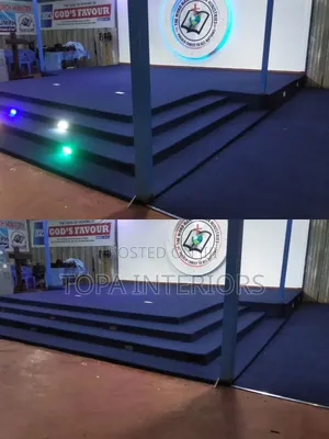 Dark Blue Church Carpets for Altar Covering