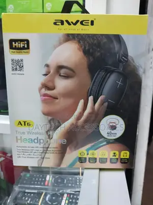 Awei At6 Foldable Wireless/Wired Bluetooth Headphone