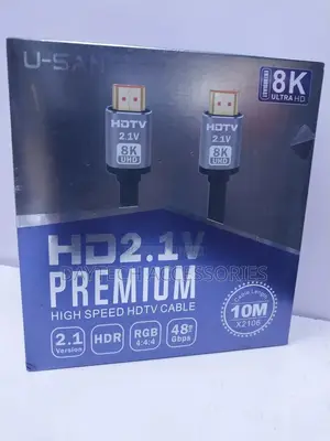 10m Hdmi 2.1 Cable 60hz 48gbps High Definition Hdmi Cable