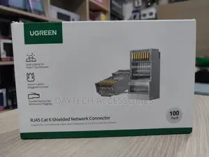 Ugreen Rj45 Cat 6 Shielded Network Connectors (100-Pack).