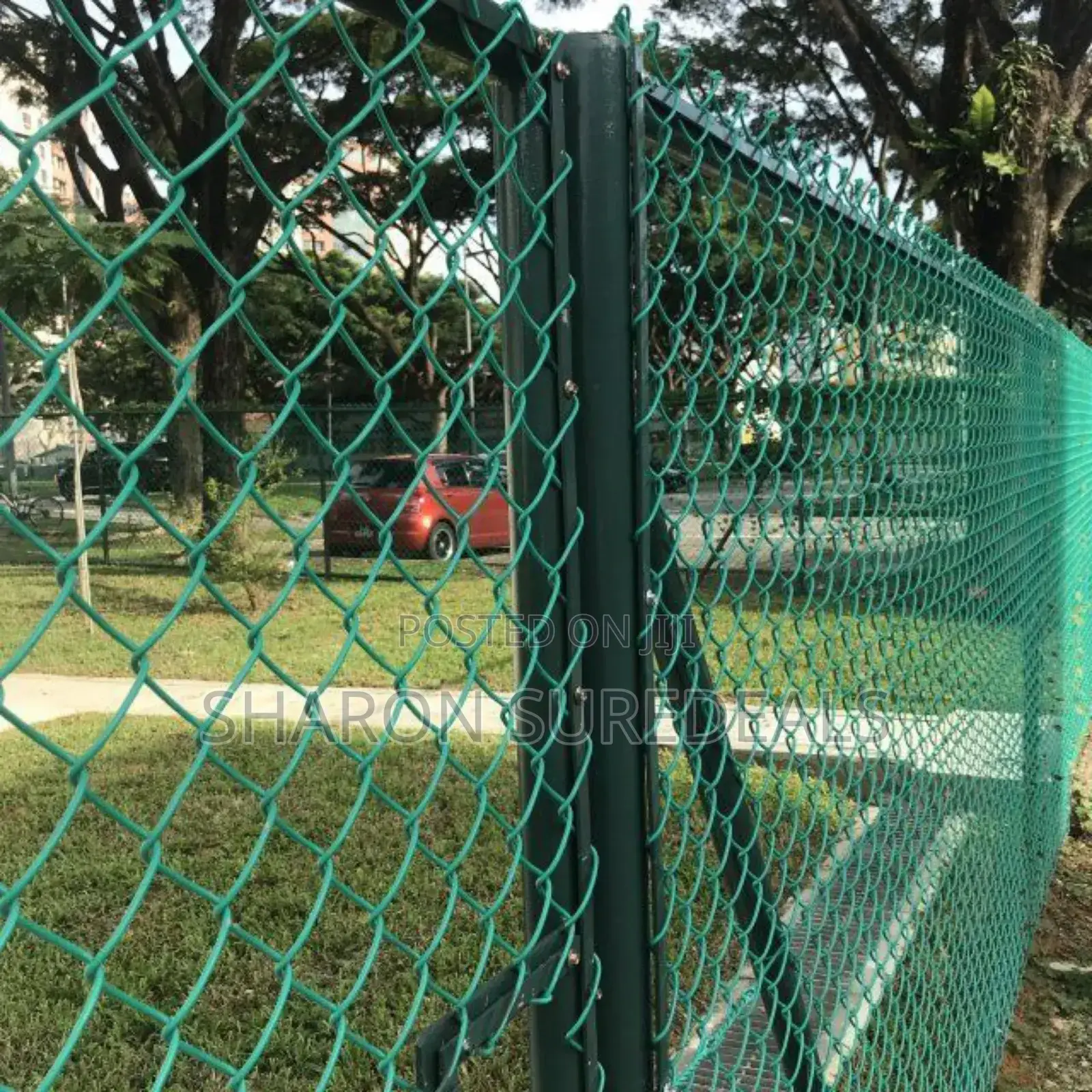 Coated Chain Link/Colour Green