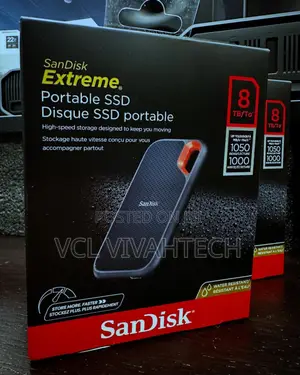Sandisk 8tb Extreme Portable SSD - Up to 1050mb/S