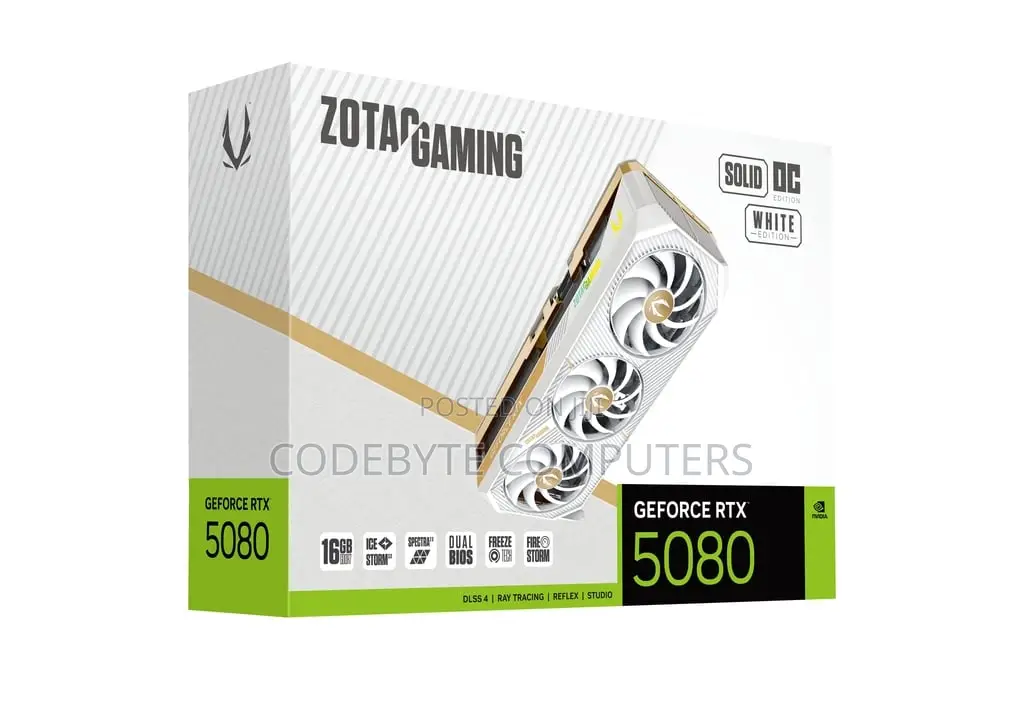 Geforce Rtx 5080 16gb Gddr7 Graphics Card White Edition