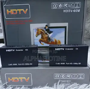 60m Hdmi Extender Over Cat6 Ethernet Cable 1080p
