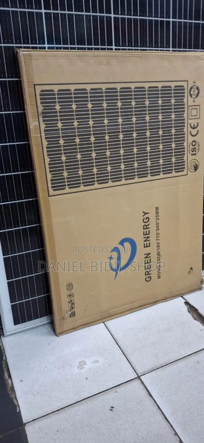 Green Energy 100watts Solar Panel Mono