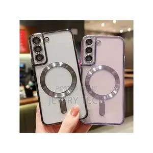 Pavoxy Samsung Galaxy A16 Transparent Magsafe Plated Case