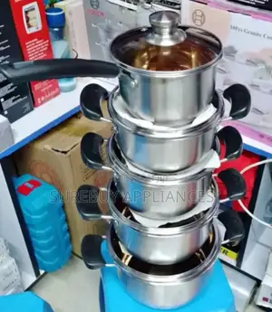 Jp Induction Base 10 PCS Stainless Steel Cookware Set