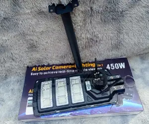 450w Solar Street Light With CCTV Camera 4g