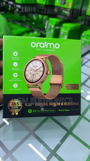 Oraimo Osw-831n Watch Muse 1.32” Amoled Ip68 Smart Watch.
