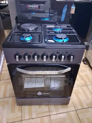 Nunix 60 by 60 Cooker With Electric Oven 3g+1e