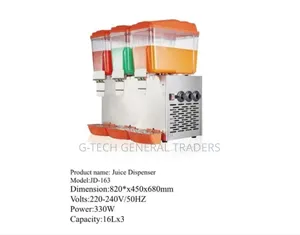 Premier Commercial Triple Juice Dispenser 16l*3